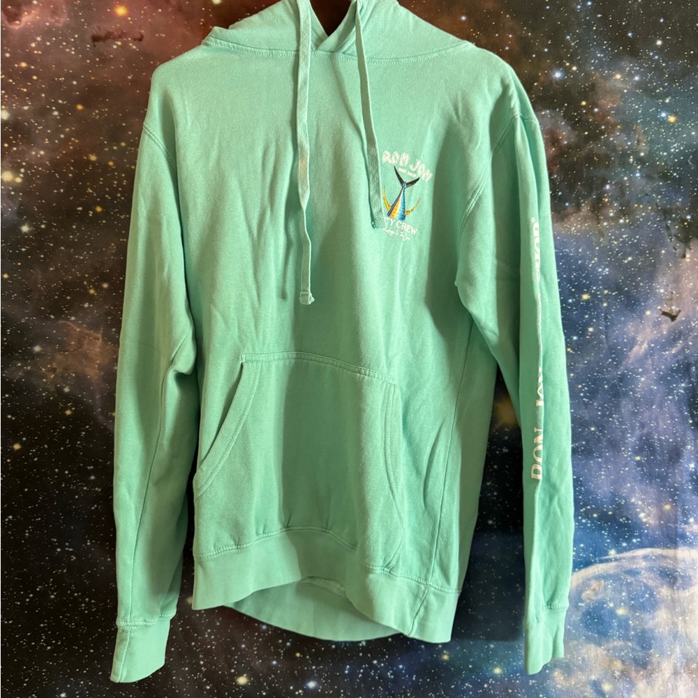 Salty Crew Green Pullover Sweater with Hoodie